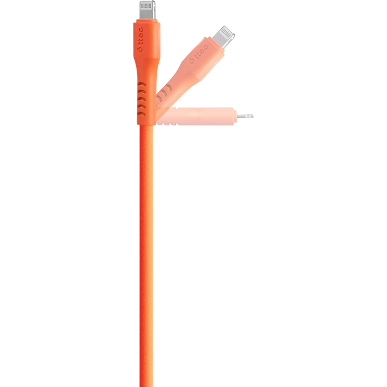 Кабель USB Type-C - Lightning, 1.2м, ttec 2DK60NT Orange - фото 2