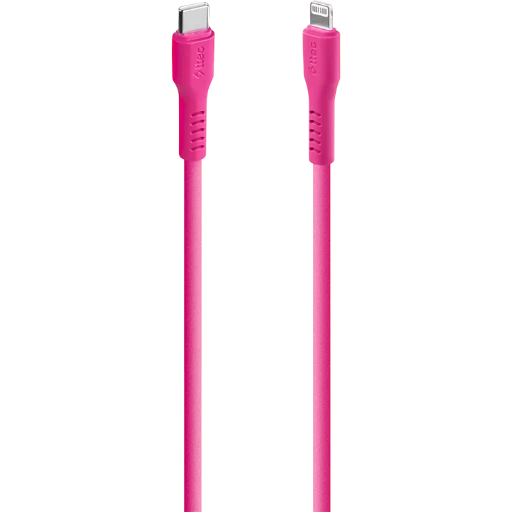 Кабель USB Type-C - Lightning, 1.2м, ttec 2DK60NP Pink