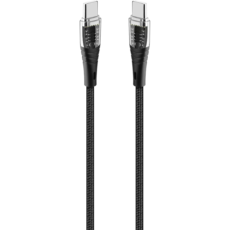 Кабель USB Type-C - USB Type-C, 1.2м, ttec 2DK58S Black
