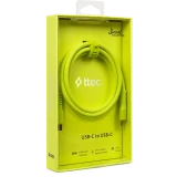 Кабель USB Type-C - USB Type-C, 1.2м, ttec 2DK59NS Yellow