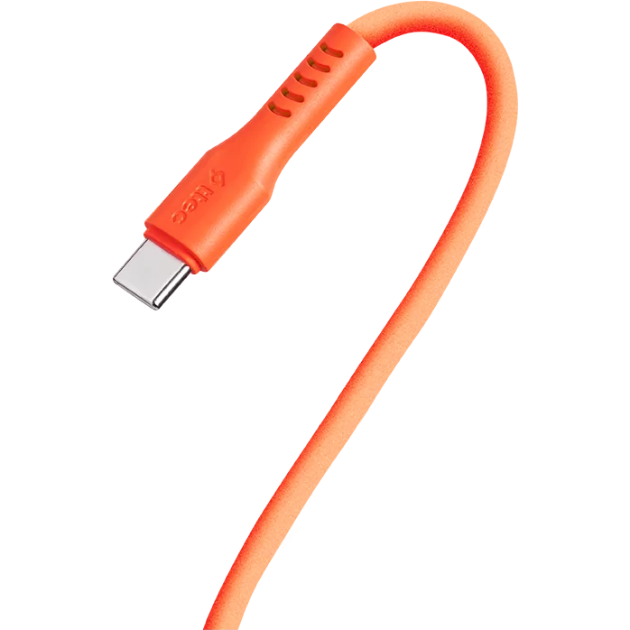 Кабель USB Type-C - USB Type-C, 1.2м, ttec 2DK59NT Orange - фото 3