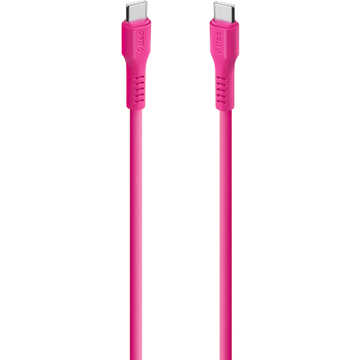 Кабель USB Type-C - USB Type-C, 1.2м, ttec 2DK59NP Pink