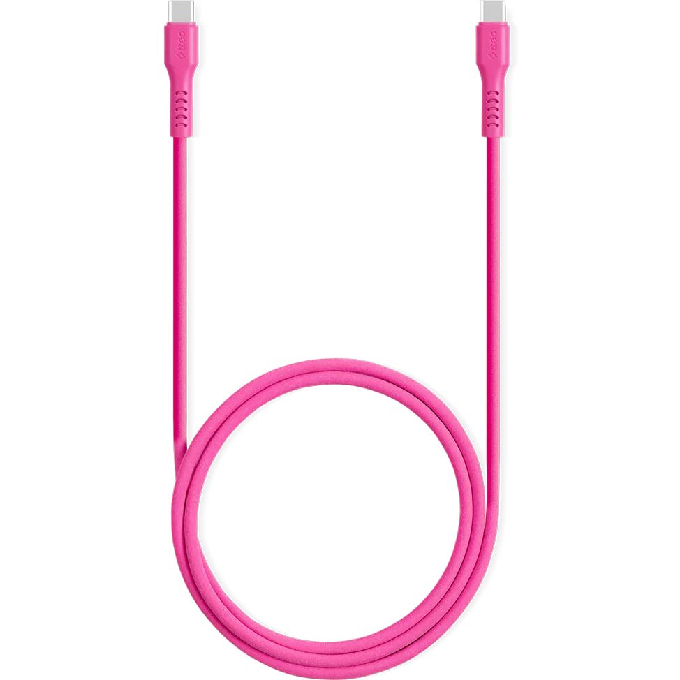 Кабель USB Type-C - USB Type-C, 1.2м, ttec 2DK59NP Pink - фото 4
