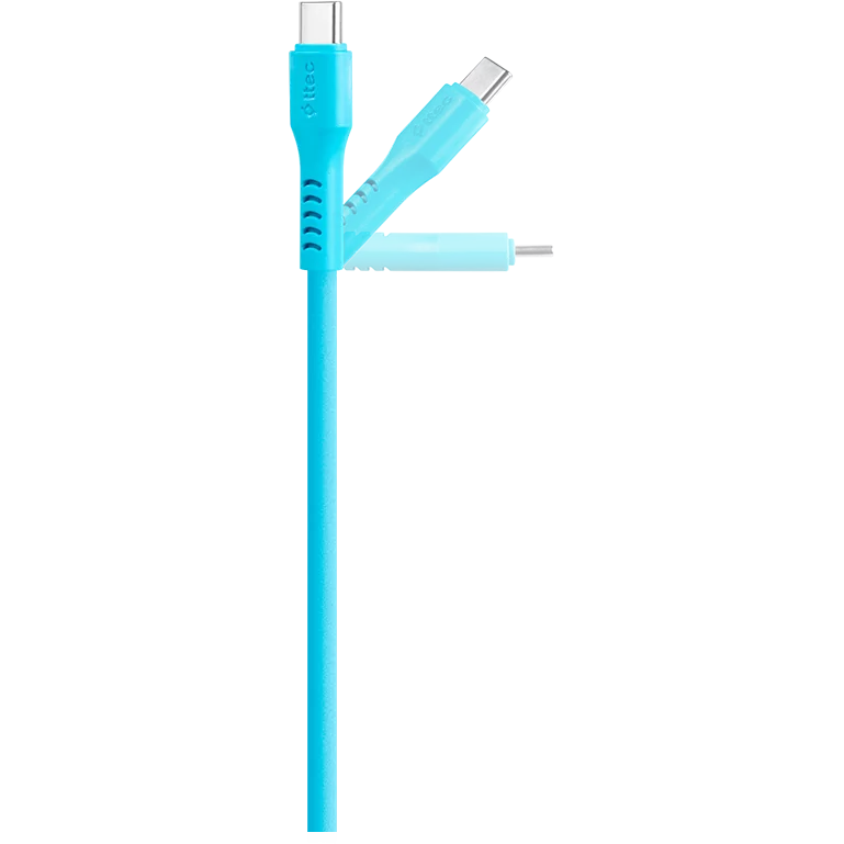 Кабель USB Type-C - USB Type-C, 1.2м, ttec 2DK59NM Blue - фото 2