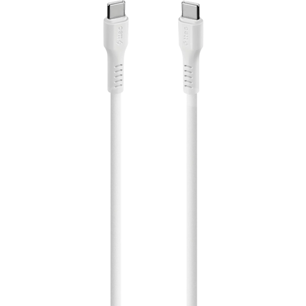 Кабель USB Type-C - USB Type-C, 1.2м, ttec 2DK59B White