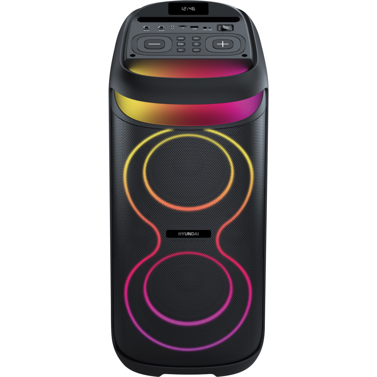 Портативная акустика Hyundai H-MC1237 Black - фото 2
