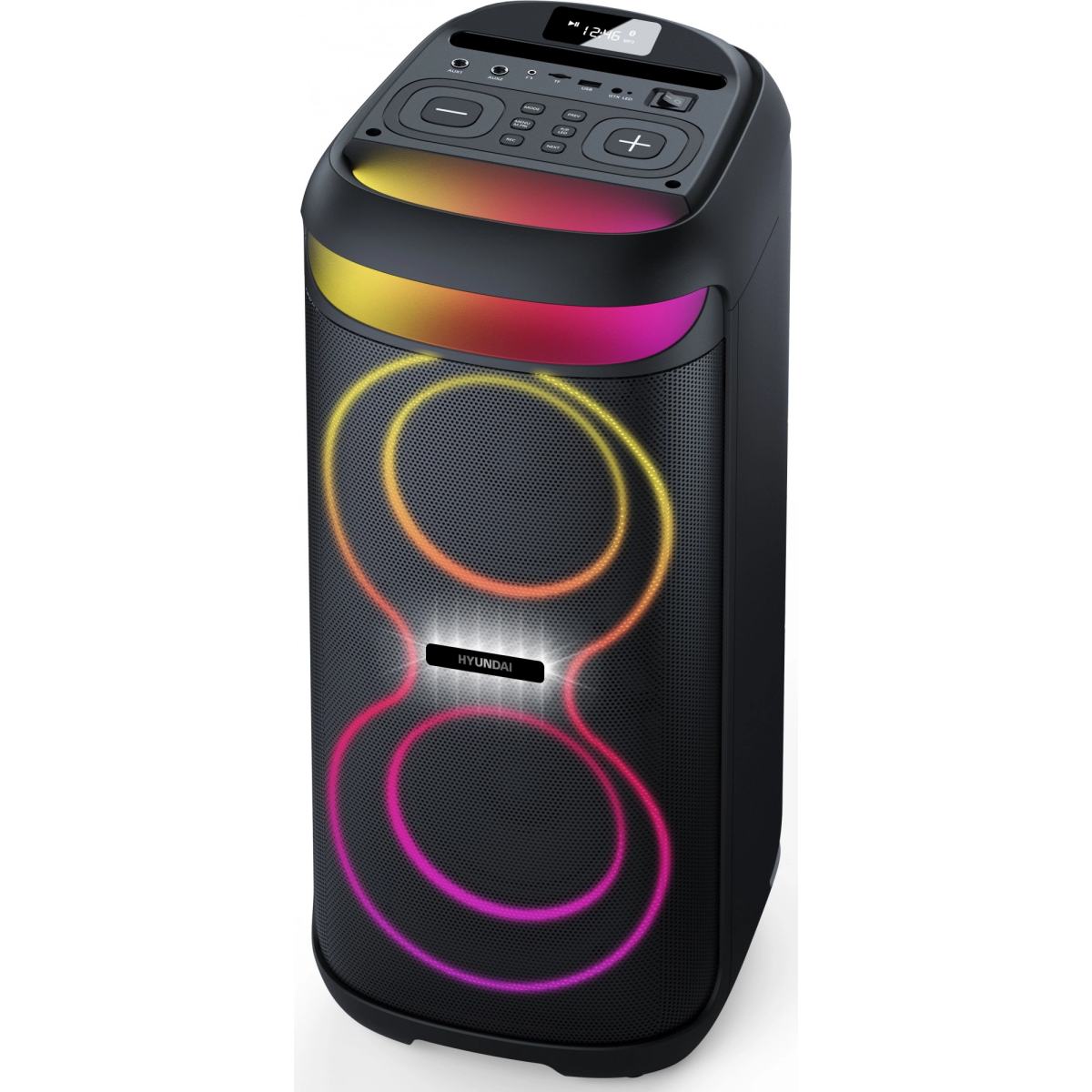 Портативная акустика Hyundai H-MC1237 Black - фото 3