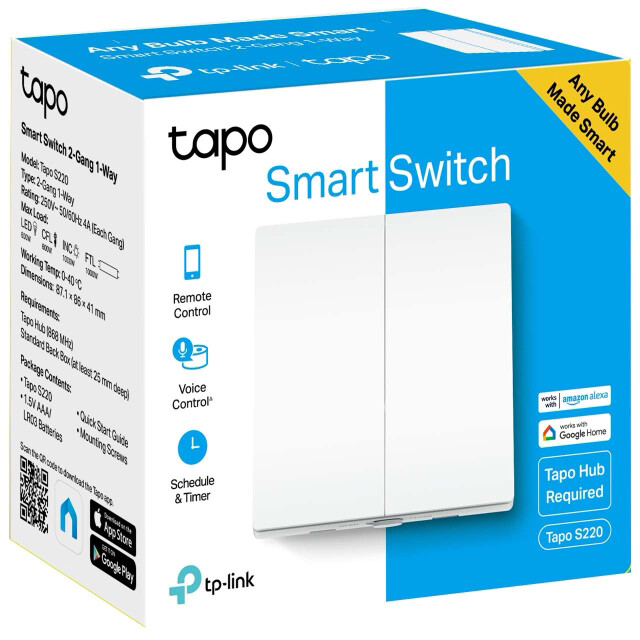 Умный выключатель TP-Link Tapo S220 - фото 2