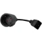 Переходник питания Schuko - C20, 0.2м, Lanmaster LAN-PPS/20-0.2-BK