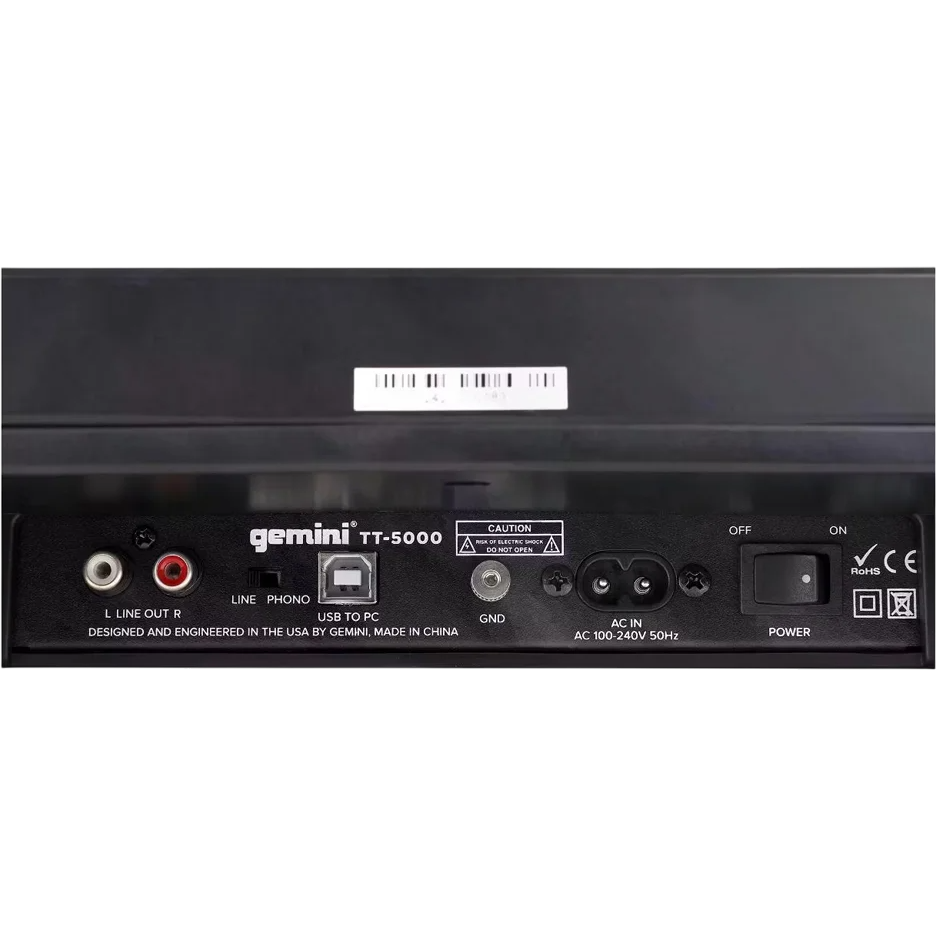 Виниловый проигрыватель Gemini Sound TT-5000 - фото 14