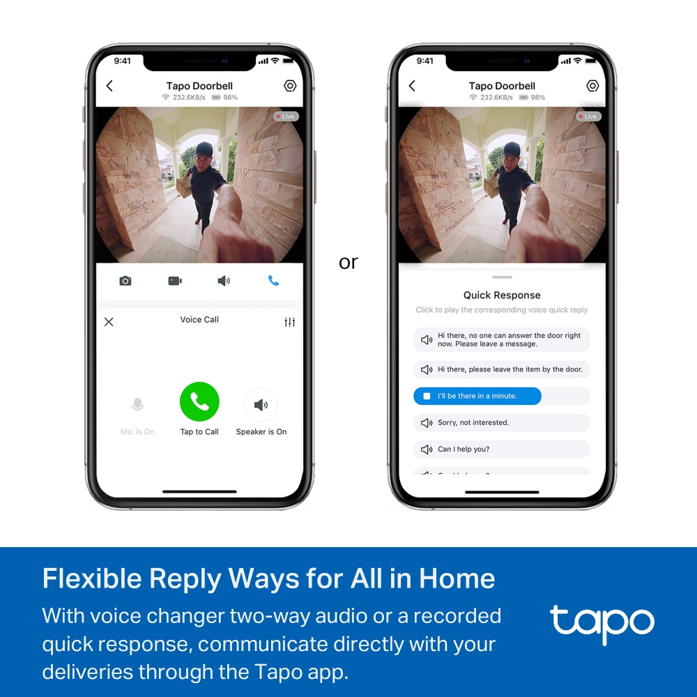 Умный домофон TP-Link Tapo D235 - фото 8