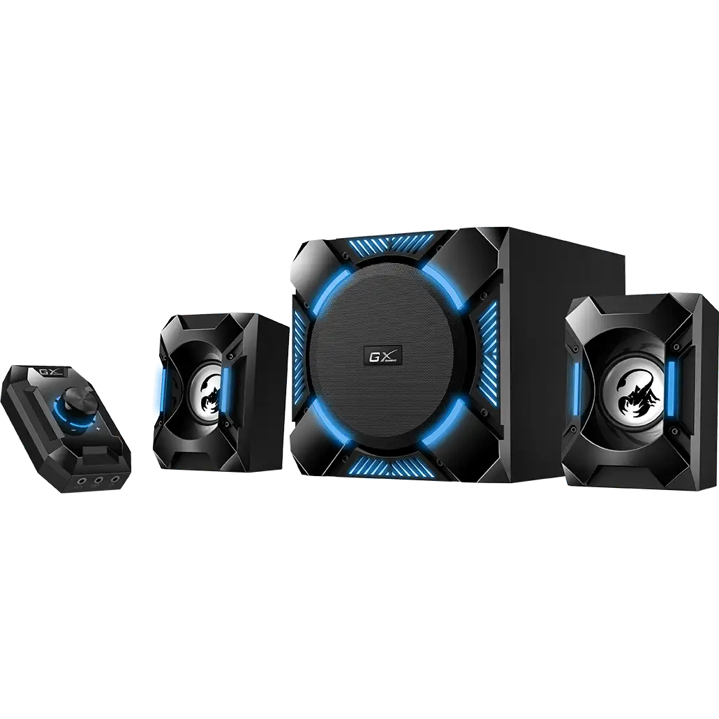 Колонки Genius SW-G2.1 1200 Black - 31730044400 - фото 3