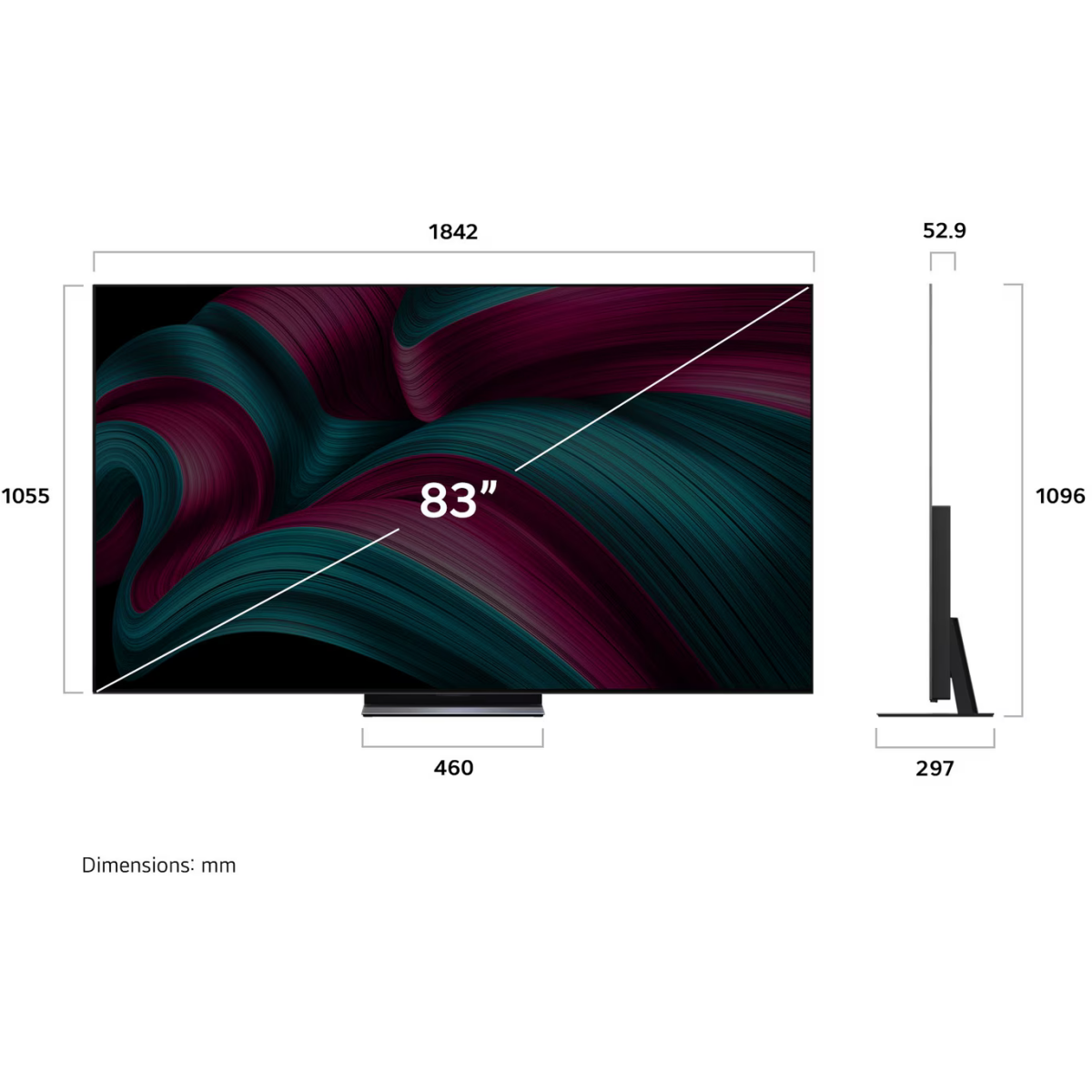 ЖК телевизор LG 83" OLED83C5RLA - фото 4