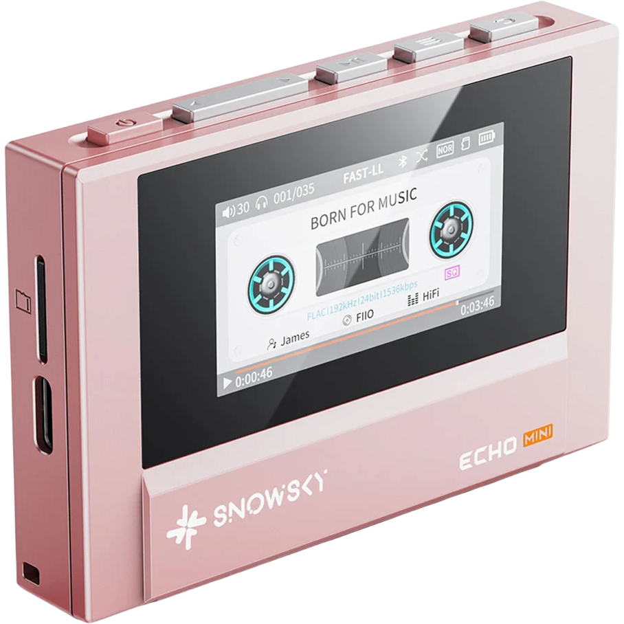 Портативный плеер FiiO SnowSky Echo Mini Pink