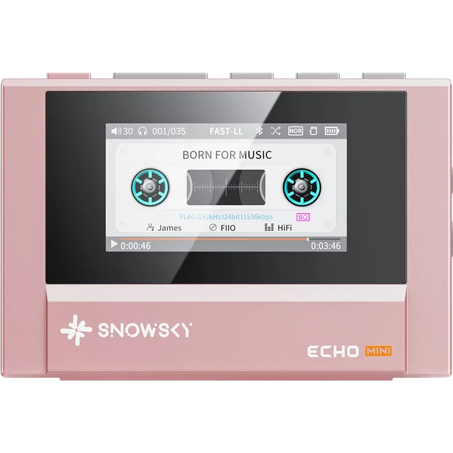 Портативный плеер FiiO SnowSky Echo Mini Pink - фото 2