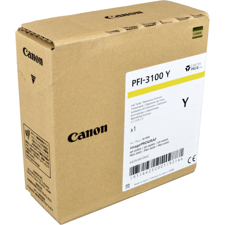 Картридж Canon PFI-3100 Yellow - 6425C001
