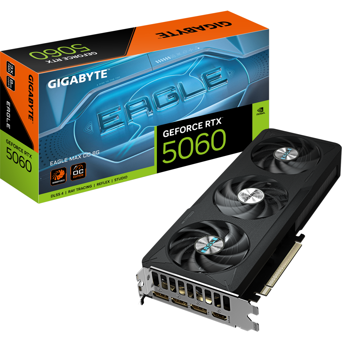 Видеокарта NVIDIA GeForce RTX 5060 Gigabyte EAGLE MAX OC 8Gb (GV-N5060EAGLEMAX OC-8GD) - фото 10