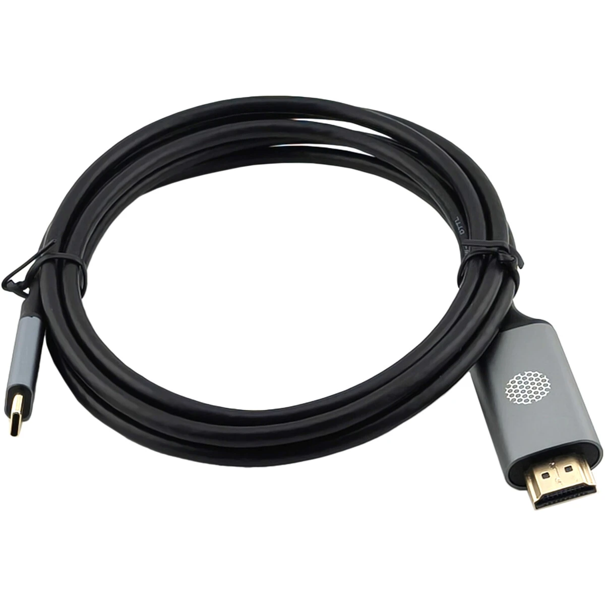 Кабель USB Type-C - HDMI, 2м, Cactus CS-USBC-HDMI-2-2
