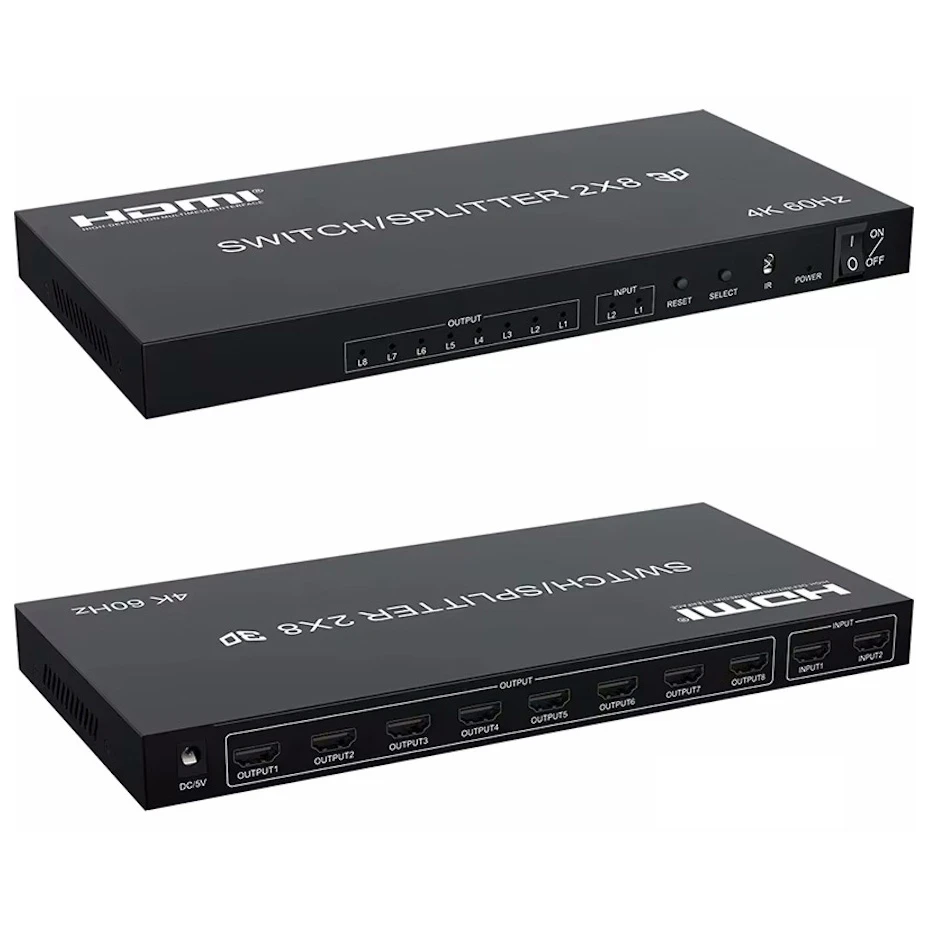Разветвитель HDMI Orient HSP0208H-2.0 - фото 2