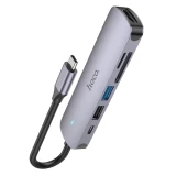 Док-станция HOCO 6-in1 USB-C Multifunction Adapter (HB28) (6931474769336)