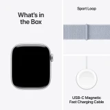 Умные часы Apple Watch Series 10 42mm Silver Aluminum Case with Blue Cloud Sport Loop (MWWD3LW/A)