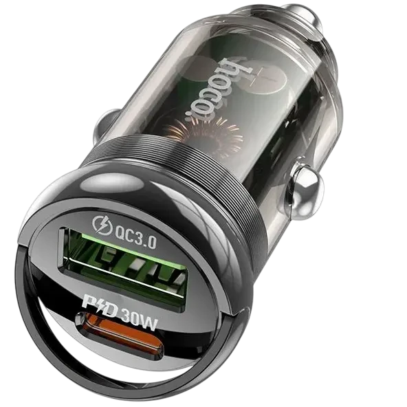 Автомобильное зарядное устройство HOCO Z53A Black - 6942007611305