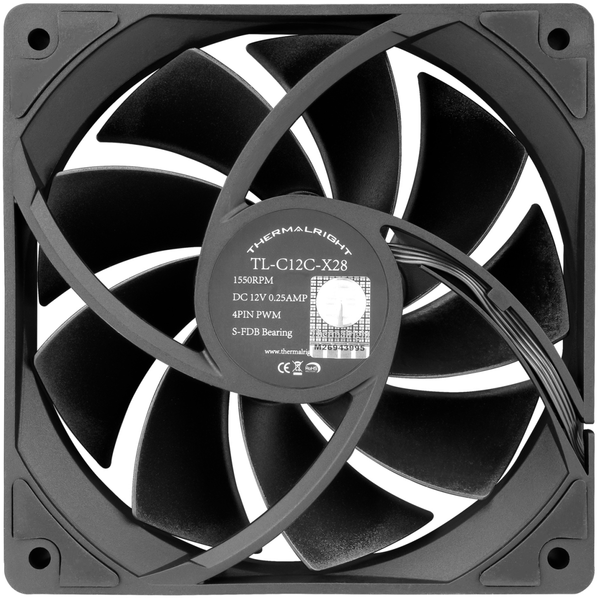Вентилятор для корпуса Thermalright TL-C12C-X28 - фото 2