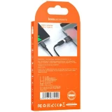 Переходник USB A (M) - USB Type-C (F), HOCO UA17 Black (6931474762009)
