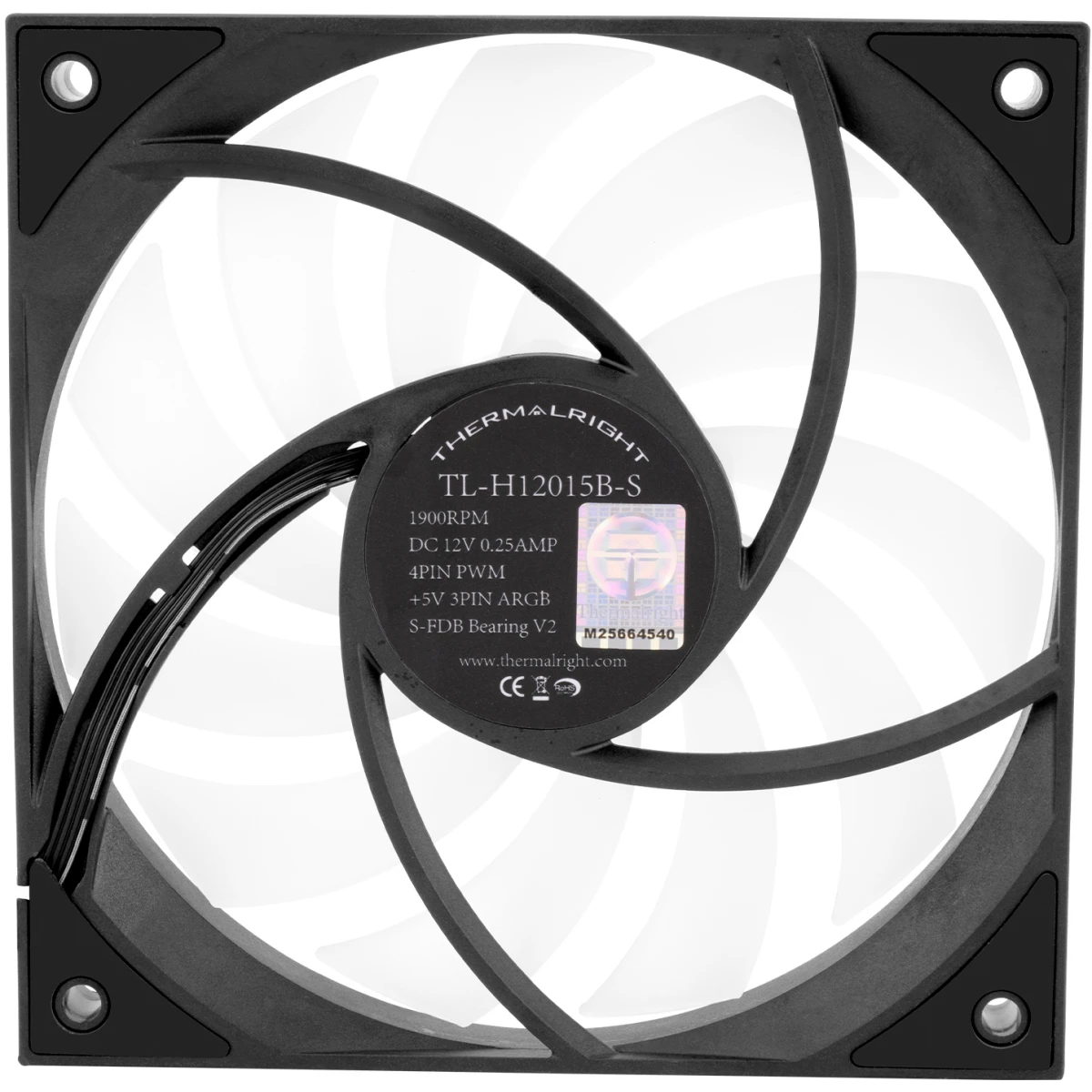 Вентилятор для корпуса Thermalright TL-H12015B-S - фото 2