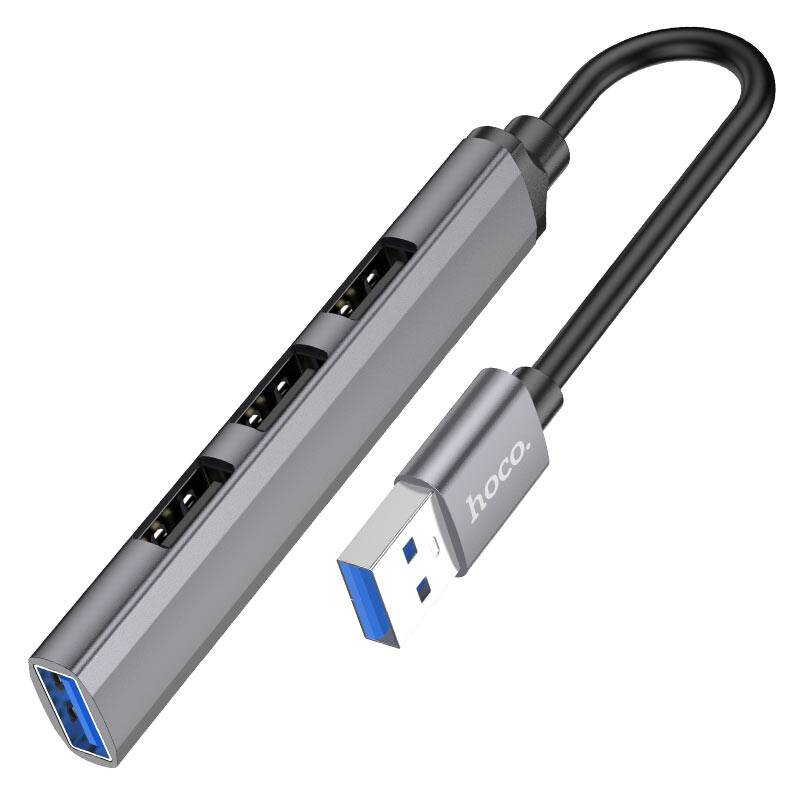 USB-концентратор HOCO HB26 Grey