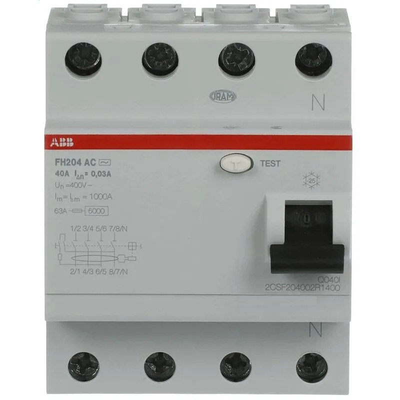 Выключатель дифференциального тока (УЗО) ABB 2CSF204002R1400