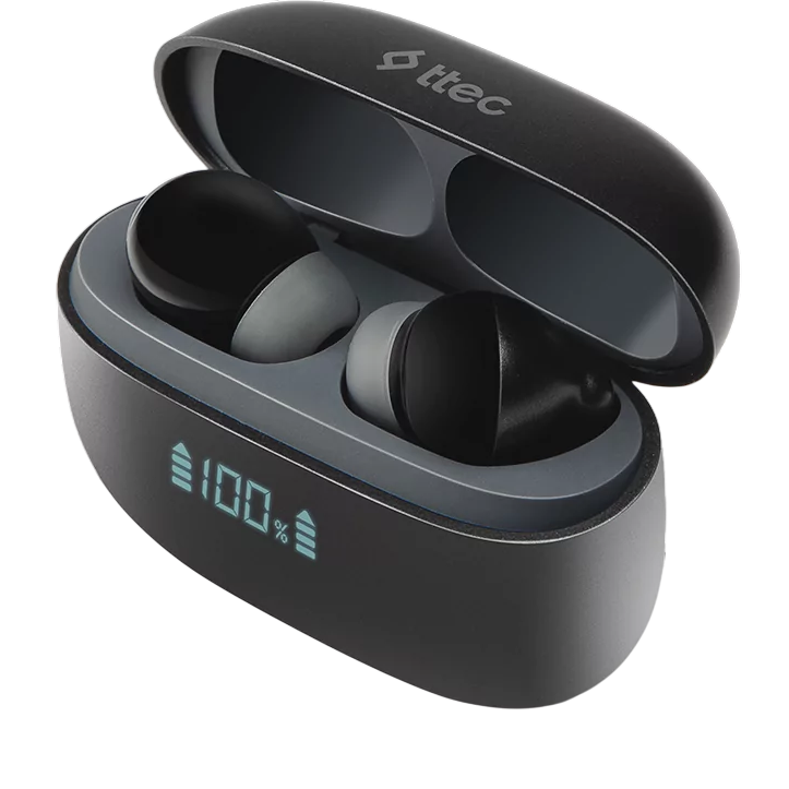 Гарнитура ttec AirBeat Pro ANC LCD Black - 2KM159S - фото 2