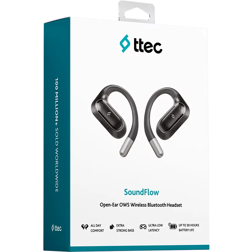 Гарнитура ttec SoundFlow Black - 2KM156S - фото 6