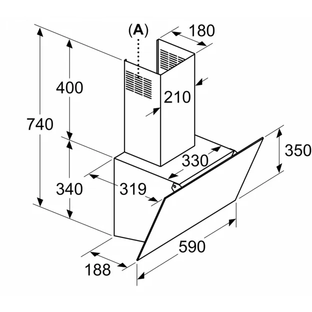Вытяжка Bosch DWK63PJ60T - фото 2