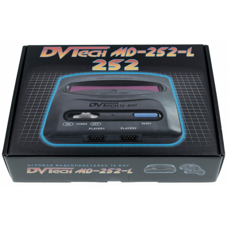 Игровая консоль DVTech MD lit (252 встроенных игр) - 4650134252125