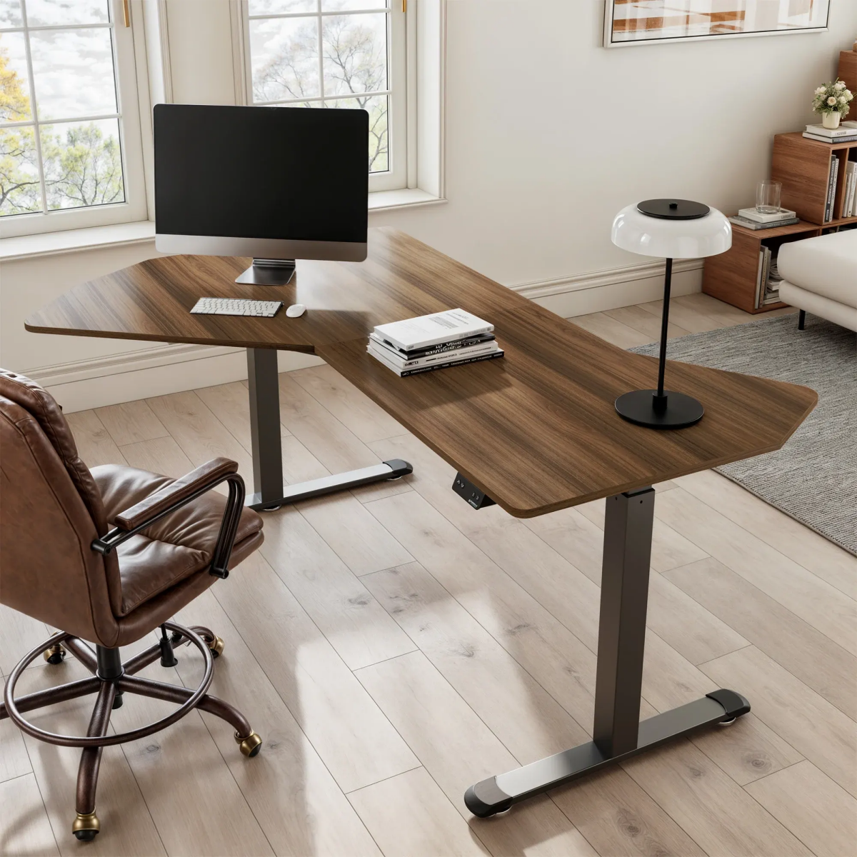 Компьютерный стол Eureka ERK-EDI-FS-WN - фото 5