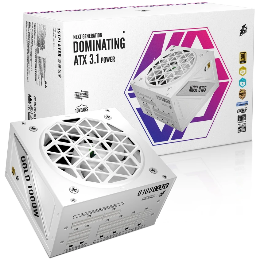 Блок питания 1000W 1STPLAYER NGDP HA-1000BA4 White - HA-1000BA4-WH - фото 9