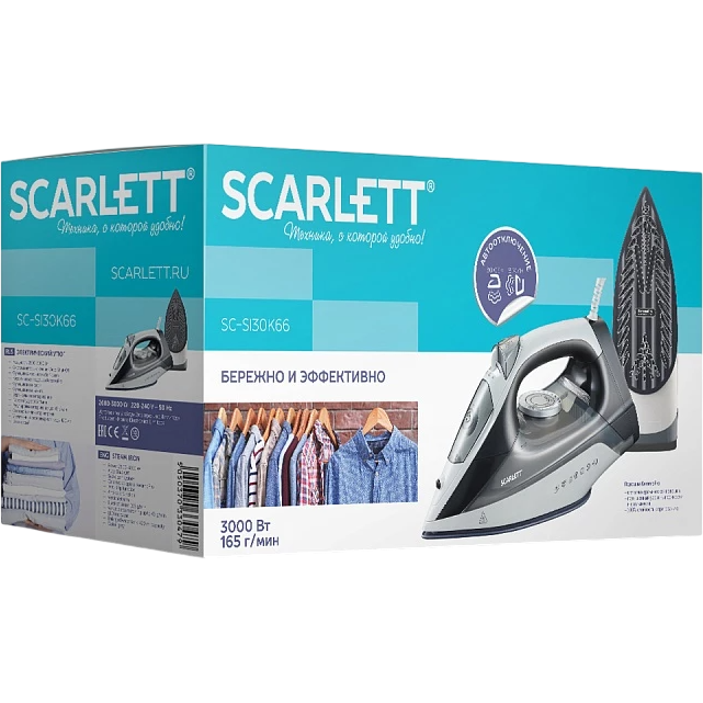 Утюг Scarlett SC-SI30K66 - фото 3
