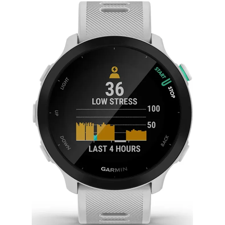 Умные часы Garmin Forerunner 55 White Stone (010-02562-11) - фото 5