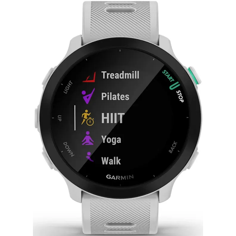Умные часы Garmin Forerunner 55 White Stone (010-02562-11) - фото 6