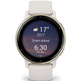 Умные часы Garmin Vivoactive 5 Cream Gold Ivory (010-02862-11)