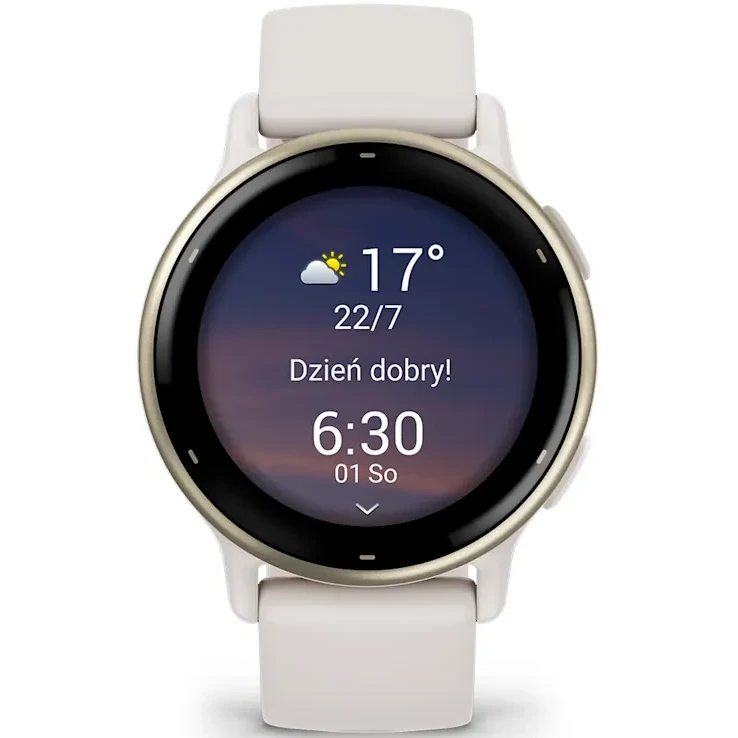 Умные часы Garmin Vivoactive 5 Cream Gold Ivory - 010-02862-11 - фото 2