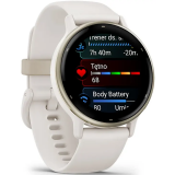 Умные часы Garmin Vivoactive 5 Cream Gold Ivory (010-02862-11)