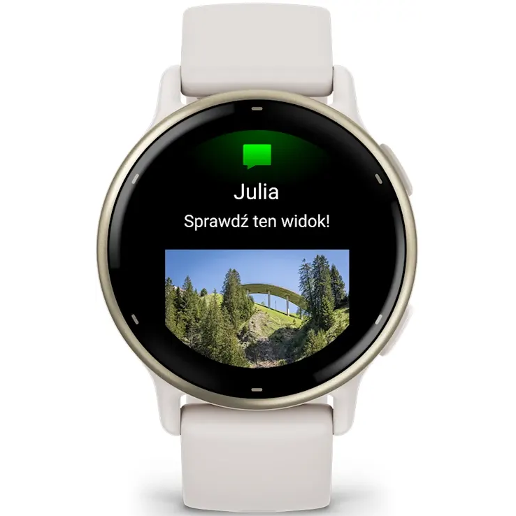 Умные часы Garmin Vivoactive 5 Cream Gold Ivory - 010-02862-11 - фото 4