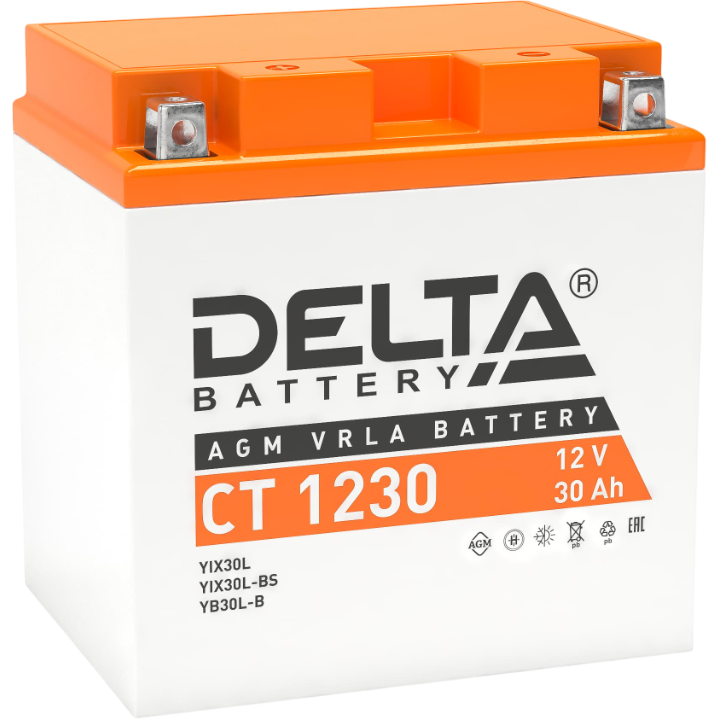 Аккумуляторная батарея Delta CT 1230