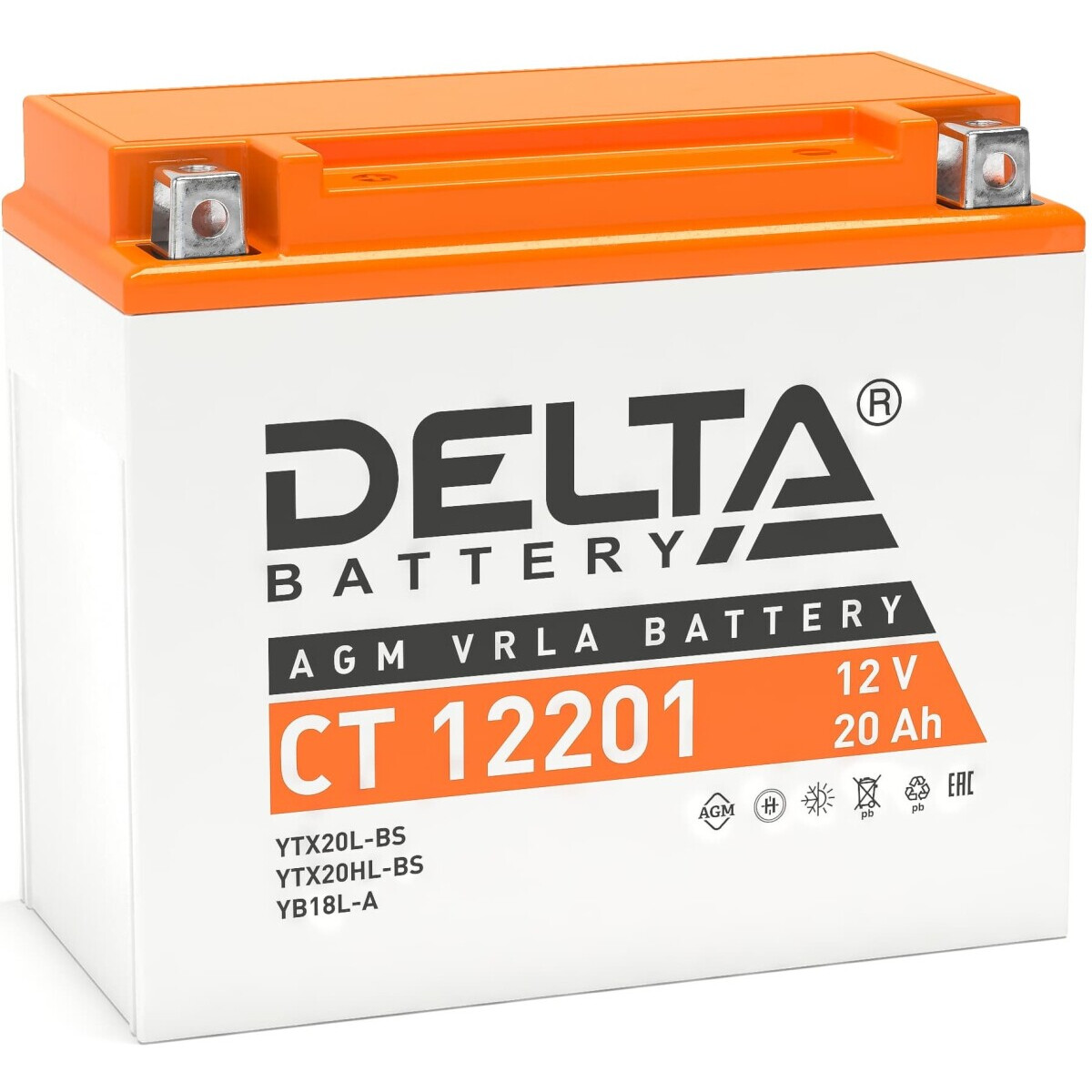 Аккумуляторная батарея Delta CT 12201