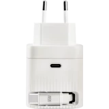 Сетевое зарядное устройство ttec SmartCharger Duo Gan 65W PD White (2SCG05B)