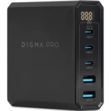 Сетевое зарядное устройство Digma Pro DPW10A Black (DPW1A4G024BK)