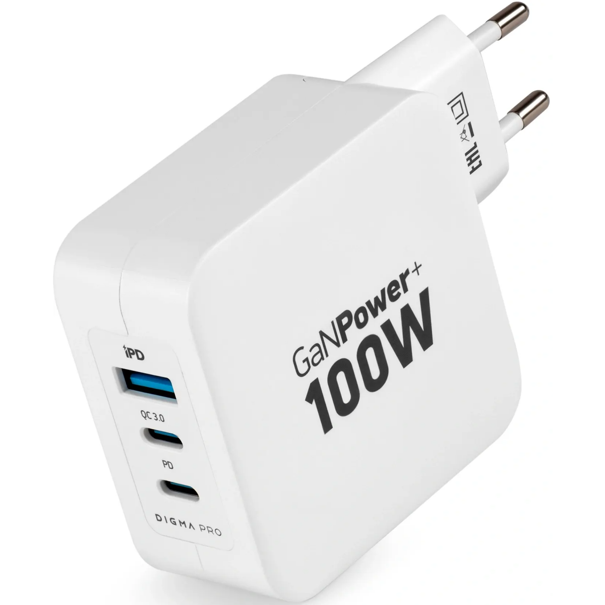 Сетевое зарядное устройство Digma Pro DPW10B White - DPW1B0G012WH - фото 3