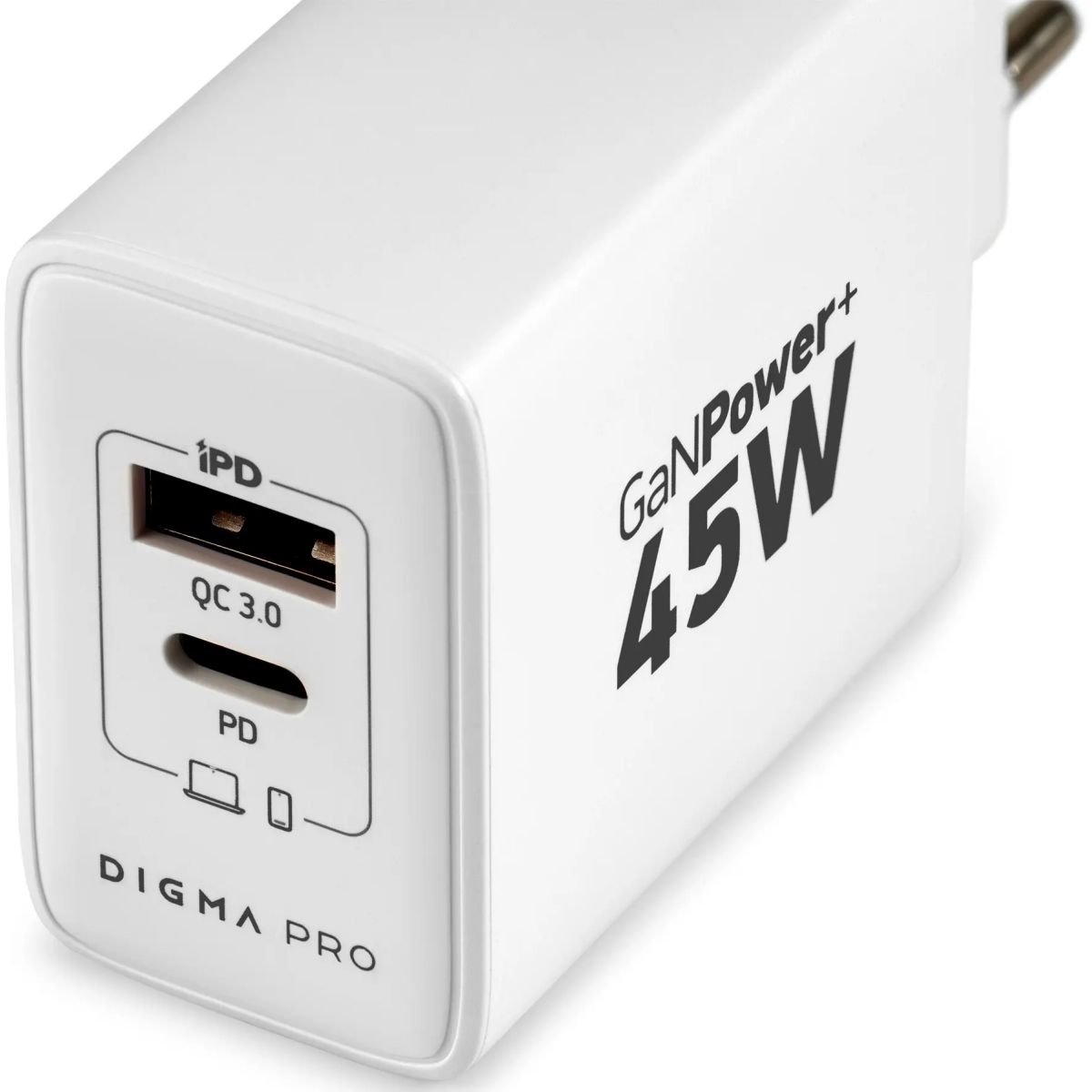 Сетевое зарядное устройство Digma Pro DPW4A White - DPW4A5GX11WH - фото 4